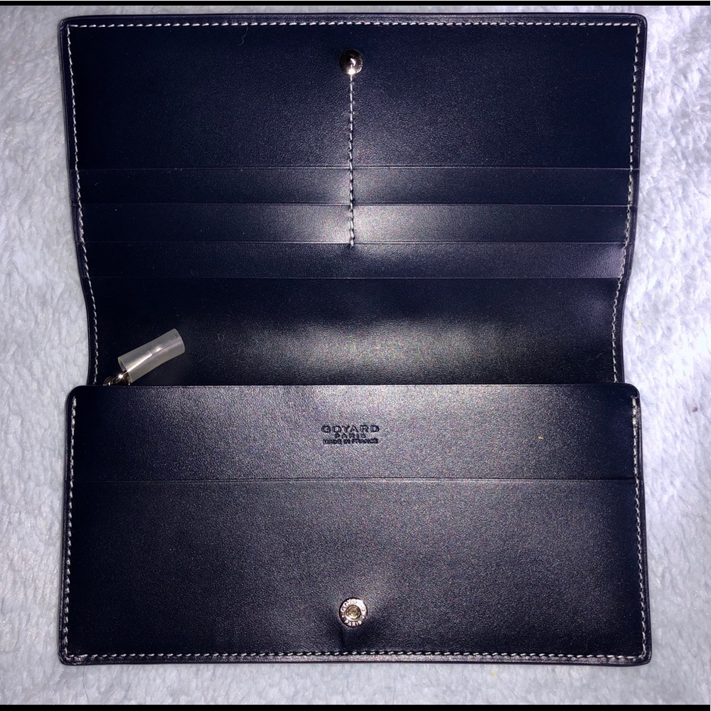Goyard Richelieu Wallet Navy Blue - Picture 2 of 6